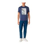 Armani Exchange Bisiklet Yaka Baskılı T-Shirt, M, 5003141338, Lacivert, Erkek