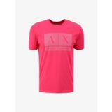 Armani Exchange Bisiklet Yaka Düz Pembe Erkek T-Shirt 3DZTCE ZJ3VZ 14BL