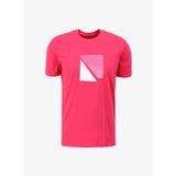 Armani Exchange Bisiklet Yaka Düz Pembe Erkek T-Shirt 3DZTCF ZJ3VZ 14BL
