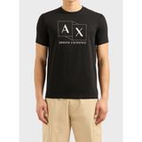 Armani Exchange Bisiklet Yaka Düz Siyah Erkek T-Shirt 8NZH97 ZJ9AZ 1200 - XL