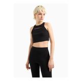 Armani Exchange Bisiklet Yaka Düz Siyah Kadın Bluz XW000368