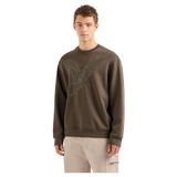 Armani Exchange Bisiklet Yaka Haki Erkek Sweatshirt 6DZMAE ZJKBZ 1897, XL