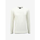 Armani Exchange Bisiklet Yaka Normal Düz Beyaz Erkek Kazak 6RZM1F 1116 OFF WHITE