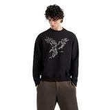 Armani Exchange Bisiklet Yaka Siyah Erkek Sweatshirt 6DZMAE ZJKBZ 1200, M