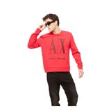 Armani Exchange Bisiklet Yaka Sweatshirt, L, 5003079029, Kırmızı, erkek L