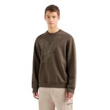 Armani Exchange Bisiklet Yaka Sweatshırt, L, 5003183363, Haki, erkek