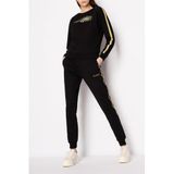 Armani Exchange Bisiklet Yaka Sweatshirt, S, 972752, siyah, kadın