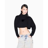 Armani Exchange Bisiklet Yaka Sweatshirt, S, XW000988AF10818, Siyah, kadın