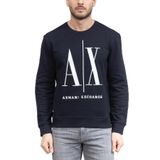Armani Exchange Bisiklet Yaka Sweatshirt, XL, 8NZMPAZJQBZ-LCV, Lacivert, erkek