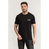 Armani Exchange Bisiklet Yaka T-Shirt Çok Renkli, 2XL, XM001911AF21323, BLACK SHADE GOLD, Erkek