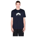 Armani Exchange Bisiklet Yaka T-Shirt Lacivert, S, XM001909AF10362, DEEP NAVY, Erkek