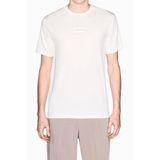 Armani Exchange Bisiklet Yaka T-Shirt, M, XM002471AF10356, Beyaz, Erkek