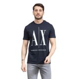 Armani Exchange Bisiklet Yaka T-Shirt, S, 8NZTPA ZJQAZ, LACİVERT, Erkek