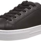 Armani Exchange Cow Leather Lace Up kadın spor ayakkabısı Siyah Size: 37 EU