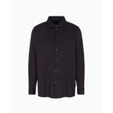 Armani Exchange Cross Gender, Long Sleeve Classic Fit Side Logo Tişört Erkekler