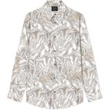 Armani Exchange Desenli Oversize Uzun Kollu Gömlek Erkek GÖMLEK XM002290 AF22716 F1146