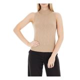 Armani Exchange Dik Yaka Düz Kazak, M, 5003305501, Beyaz, Kadın