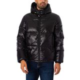 Armani Exchange Erkek Ax Icon Kapşonlu Puffer Ceket, Siyah, XL