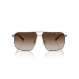Armani Exchange Erkek Ax2050s Aviator Güneş Gözlüğü, Mat Gunmetal/Polarize Bronz, 60 mm