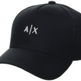 Armani Exchange Erkek beyzbol şapkası beyzbol şapkası, siyah, tek beden, Siyah, Einheitsgröße