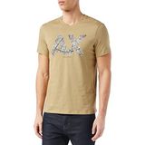 Armani Exchange Erkek Big Ax Logo V Yaka Tişört, Kelp, S