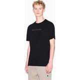 Armani Exchange Erkek Bisiklet Yaka Ax Baskı Desen Kısa Kol Regular Fit Siyah T-Shirt XM002827 AF12308-UC001 - XL