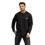 Armani Exchange Erkek Bisiklet Yaka Sweatshirt, Siyah, L Beden