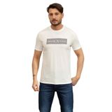 Armani Exchange Erkek Bisiklet Yaka T-Shirt, Beyaz, M Beden