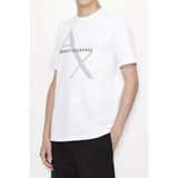 Armani Exchange Erkek Bisiklet Yaka T-Shirt - Beyaz