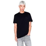 Armani Exchange Erkek Bisiklet Yaka T-Shirt, Siyah, 2XL