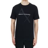 Armani Exchange Erkek Bisiklet Yaka T-Shirt - Siyah