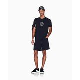 Armani Exchange Erkek Circle Logo Tee T-Shirt, mavi (deep navy), XXL