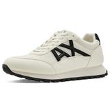 Armani Exchange Erkek Drop Spor Ayakkabı, Kapalı Beyaz/Siyah, 7