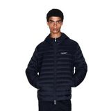 Armani Exchange Erkek Essential Kapşonlu Aşağı Şişme Ceket, Koyu Lacivert, XL