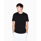 Armani Exchange Erkek Essential, Short Loged Band Sleeve T-Shirt, Siyah, S