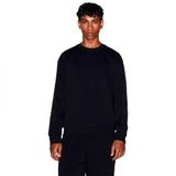 Armani Exchange Erkek Essential, Striped, Long Sleeve, Round Collar Sweatshirt, Siyah, XXL