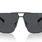Armani Exchange Erkek Güneş Gözlüğü Mat Siyah Çerçeve, Koyu Gri Lensler, 60MM, Mat Siyah/Koyu Gri, 60 mm