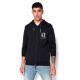 Armani Exchange Erkek Icon Kapüşonlu Kazak, Blau, S