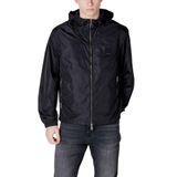 Armani Exchange Erkek Icon Project, Logo Kabartmalı Patch Ceket, Siyah, S