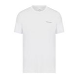 Armani Exchange Erkek kısa kollu Micro Milano/Ny logolu tişört, Beyaz, XL