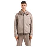 Armani Exchange Erkek Limited Edition a Line Faux Sherpa Kapüşonlu Ceket, Sürüklenmiş odun, M