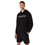 Armani Exchange Erkek Limited Edition We Beat As One Capsule Cotton French Terry kapüşonlu sweatshirt, Siyah, S