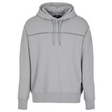 Armani Exchange Erkek Line logolu kapüşonlu sweatshirt, gri (Light Grey), L