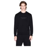Armani Exchange Erkek Long Sleeve, Front On Tone Logo Sweatshirt, Siyah, L