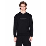 Armani Exchange Erkek Long Sleeve, Front On Tone Logo Sweatshirt