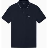 Armani Exchange Erkek Marka Logolu Regular Fit Pamuklu Kısa Kol Lacivert Polo Yaka T-Shirt XM001289 AF10363-UB101