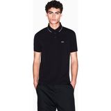 Armani Exchange Erkek Marka Logolu Regular Fit Pamuklu Kısa Kol Siyah Polo Yaka T-Shirt XM001289 AF10363-UC001 - 2XL