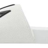 Armani Exchange Erkek Mykonos, Kint Band, Big Logo Slide Sandalet, Op White Black, 42 EU