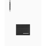 Armani Exchange Erkek New York, Sürdürülebilir, Gümüş Logo Plaka Kredi Kartı, Donanma Selamı, One Size, Gündelik