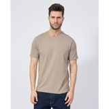 Armani Exchange Erkek Normal Kesim Yuvarlak Yaka Pamuklu Kısa Kollu Bej T-Shirt -U6167 8NZT84 Z8M9Z